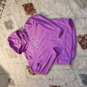 Purple under Armour hoodie, medium